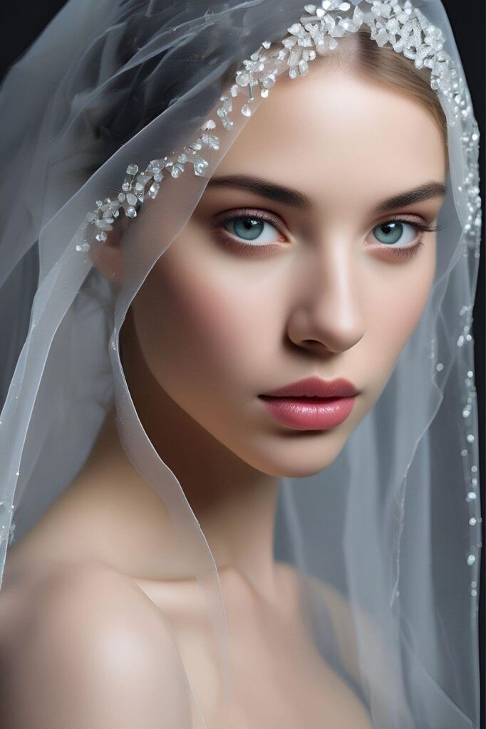 Bride with makeup